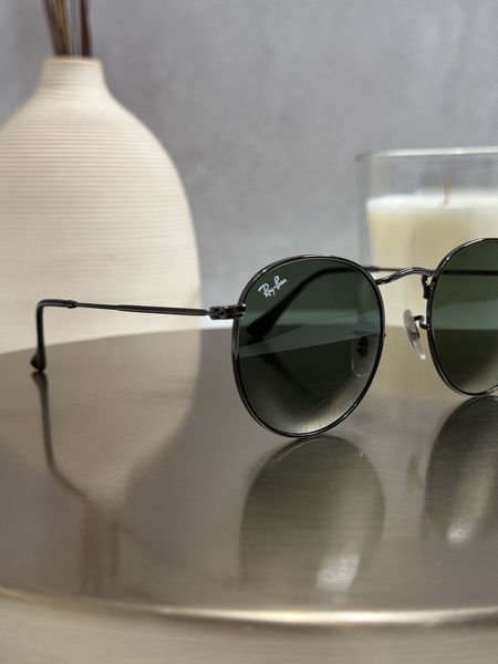 Сонцезахисні окуляри Ray-Ban Round Metal RB3447 ганметал круглі G15 унісекс