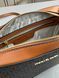 Жіноча сумка Michael Kors Jet Set Large Printed Logo Crossbody Bag Brown &mdash; фото 7
