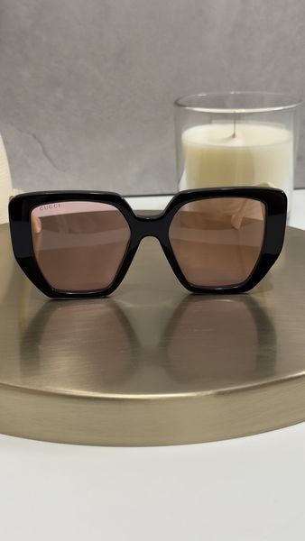 Сонцезахисні окуляри Gucci GG0956S 002 гавана коричнева лінза жіночі