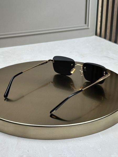 Сонцезахисні окуляри Tom Ford FT1354 золоті безоправні прямокутні унісекс