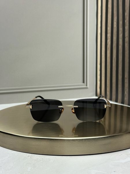 Сонцезахисні окуляри Tom Ford FT1354 золоті безоправні прямокутні унісекс