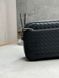 Шкіряна сумка кросбоді BOTTEGA VENETA Intrecciato чорна Force98 фото 4
