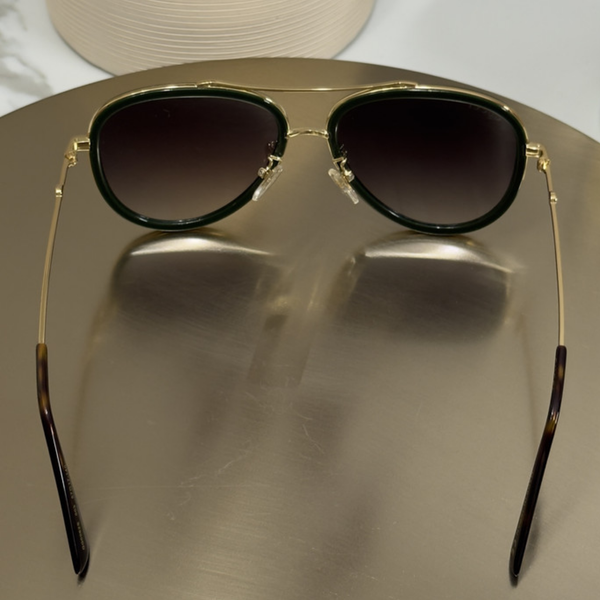 Сонцезахисні окуляри Gucci GG0062S Gold Web/Grey Gradient