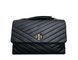 Сумка Tory Burch Kira Chevron черная стеганая с цепочкой через плечо женская оригинал &mdash; фото 2