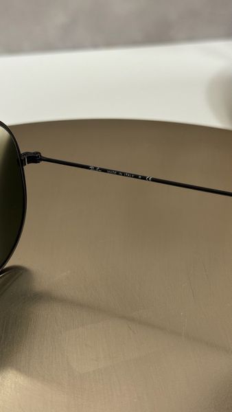 Сонцезахисні окуляри Ray-Ban RB3026 Aviator чорні G15 авіатори унісекс