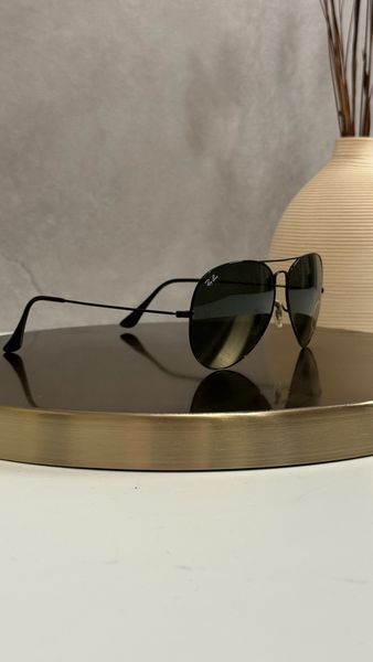 Сонцезахисні окуляри Ray-Ban RB3026 Aviator чорні G15 авіатори унісекс
