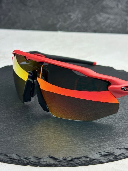 Сонцезахисні окуляри Oakley Radar EV Advancer OO9442 червоні спортивні чоловічі
