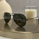 Сонцезахисні окуляри Ray-Ban RB3025 L2823 Aviator Black/Green &mdash; фото 3