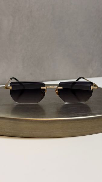 Сонцезахисні окуляри Tom Ford FT1355 Ethan золоті безоправні геометричні унісекс оригінал