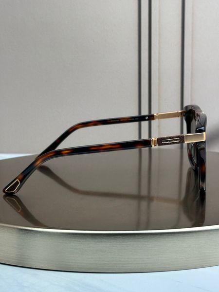 Сонцезахисні окуляри Chopard SCH359V черепахові прямокутні золото чоловічі