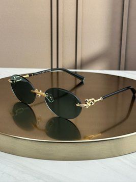 Сонцезахисні окуляри Tiffany & Co TF3104D овальні золоті голуба лінза жіночі