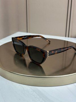 Сонцезахисні окуляри Saint Laurent SL M127 черепахові прямокутні ацетат жіночі