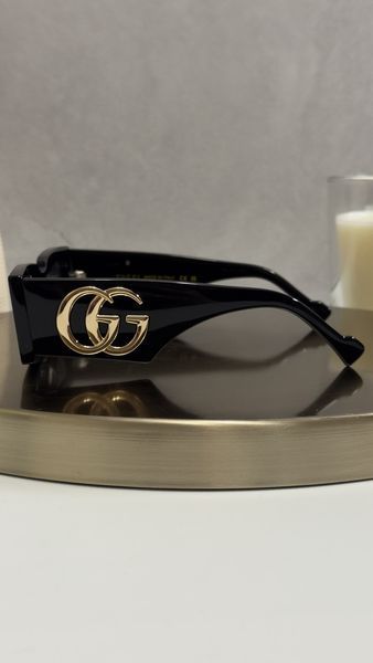 Сонцезахисні окуляри Gucci GG1425S 001 чорні сіра лінза жіночі