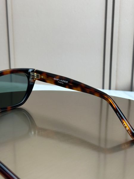 Сонцезахисні окуляри Saint Laurent SL M127 черепахові прямокутні ацетат жіночі