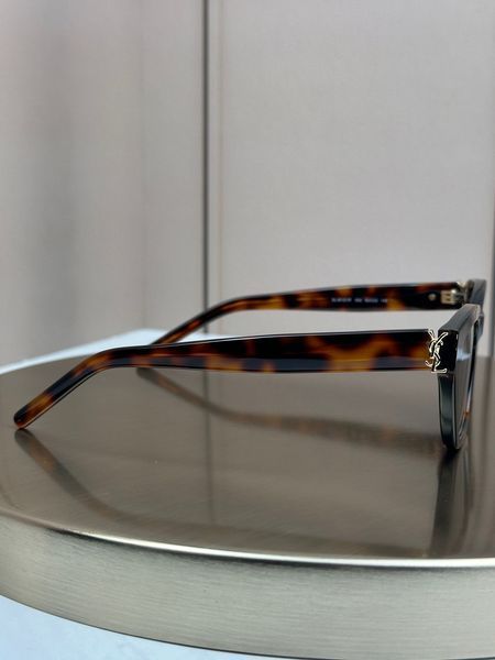 Сонцезахисні окуляри Saint Laurent SL M127 черепахові прямокутні ацетат жіночі
