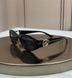 Сонцезахисні окуляри Gucci GG1662SA чорні овальні, логотип GG, темна лінза, жіночі &mdash; фото 1