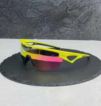 Сонцезахисні окуляри Oakley Sphaera жовті Prizm спортивні чоловічі