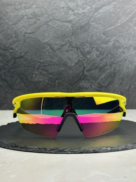 Сонцезахисні окуляри Oakley Sphaera жовті Prizm спортивні чоловічі