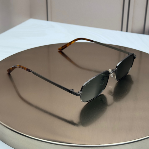 Сонцезахисні окуляри Gucci GG1457S Dark Ruthenium/Green