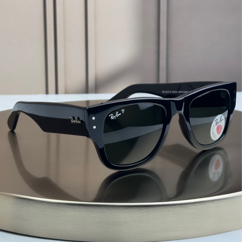 Солнцезащитные очки Ray-Ban RB0840-S Mega Wayfarer Polished Black/G-15 Polarized