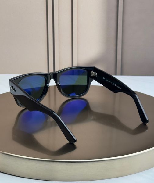 Сонцезахисні окуляри Ray-Ban Mega Wayfarer RB0840S чорні G15 поляризовані унісекс