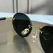 Сонцезахисні окуляри Montblanc MB0415S Black/Gold/Dark Grey &mdash; фото 8