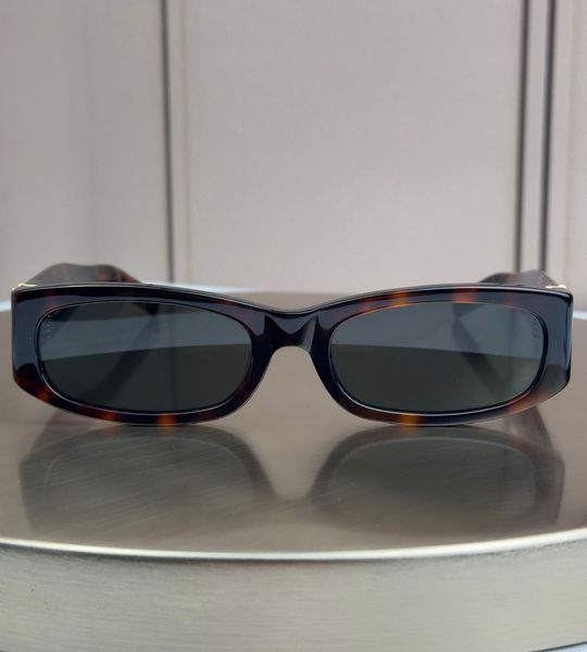 Сонцезахисні окуляри Saint Laurent SL M152 черепахові овальні ацетат жіночі