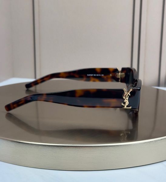 Сонцезахисні окуляри Saint Laurent SL M152 черепахові овальні ацетат жіночі