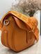Жіноча шкіряна сумка кросбоді MARC JACOBS Covered J Marc Large Saddle помаранчева &mdash; фото 2