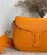 Жіноча шкіряна сумка кросбоді MARC JACOBS Covered J Marc Large Saddle помаранчева &mdash; фото 8