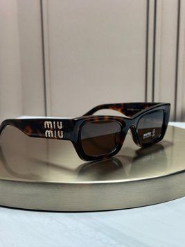 Сонцезахисні окуляри Miu Miu SMU 09WS черепахові прямокутні ацетат жіночі