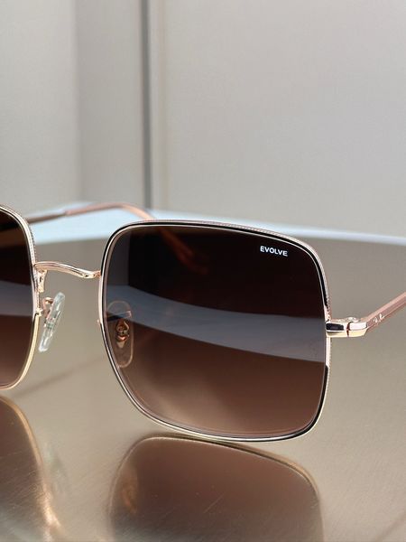 Сонцезахисні окуляри Ray-Ban Square RB1971 рожеве золото фотохромні квадратні унісекс
