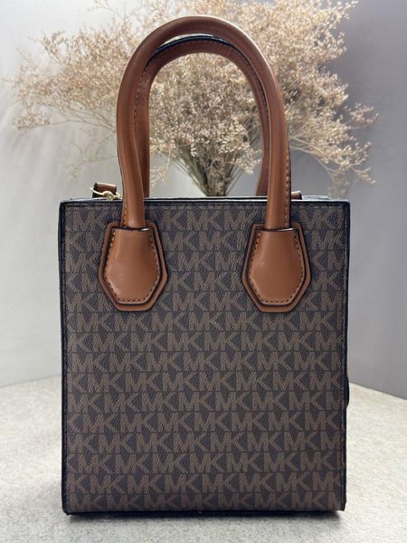 Женская сумка кроссбоди MICHAEL KORS Mercer Extra-Small коричневая