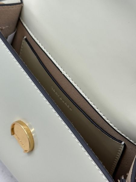 Жіноча шкіряна сумка TORY BURCH Robinson Crossbody біла