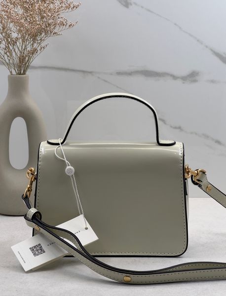 Жіноча шкіряна сумка TORY BURCH Robinson Crossbody біла