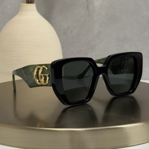 Сонцезахисні окуляри Gucci GG0956S Black-Green/Green