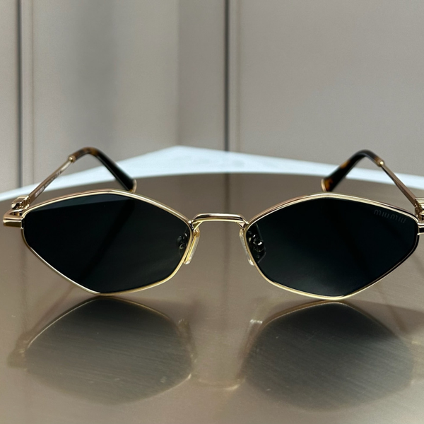 Сонцезахисні окуляри Miu Miu SMU 56Z Gold Havana/Dark Grey