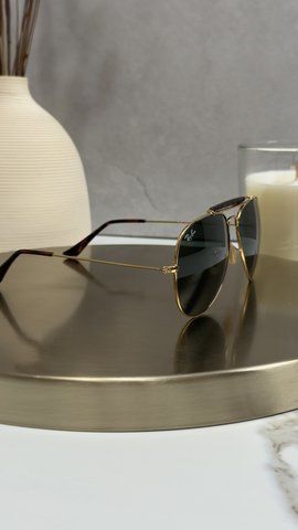 Сонцезахисні окуляри Ray-Ban RB3029 Outdoorsman золоті G15 авіатори унісекс