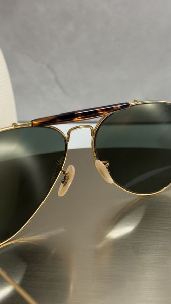 Сонцезахисні окуляри Ray-Ban RB3029 Outdoorsman золоті G15 авіатори унісекс