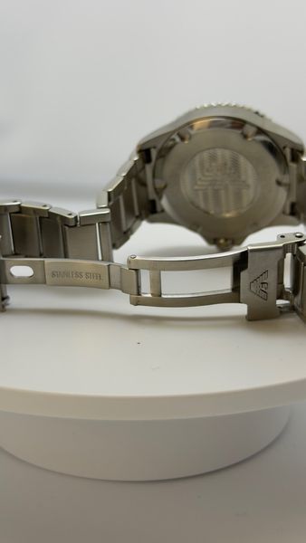 Мужские часы Emporio Armani Diver AR11338 (Серебристый / Зеленый циферблат)