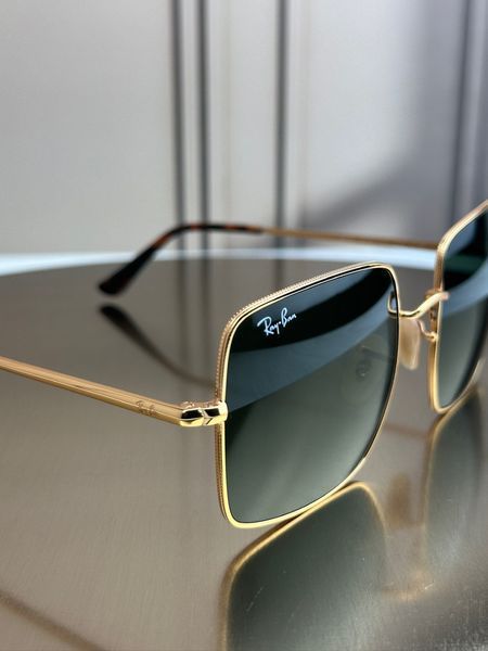 Сонцезахисні окуляри Ray-Ban Square RB1971 золоті G15 квадратні унісекс