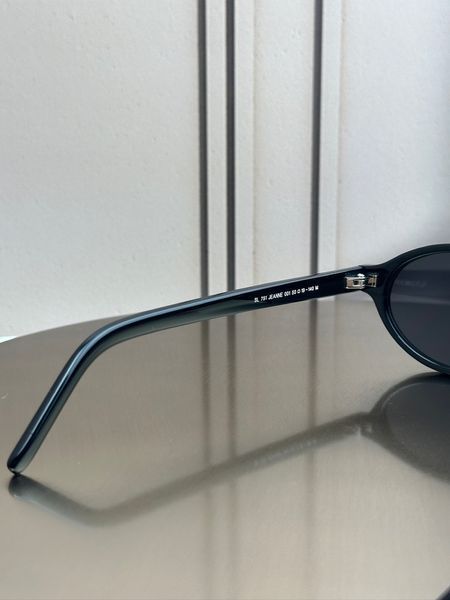 Сонцезахисні окуляри Saint Laurent SL 751 Jeanne чорні круглі ацетат жіночі