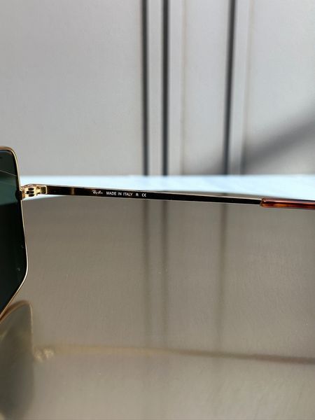 Сонцезахисні окуляри Ray-Ban Square RB1971 золоті G15 квадратні унісекс