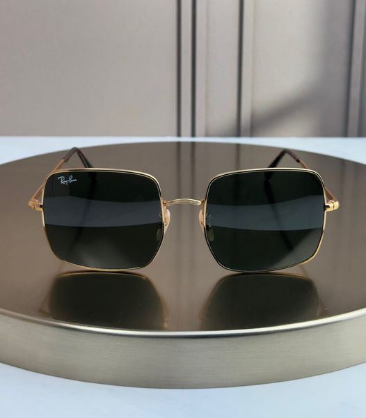 Сонцезахисні окуляри Ray-Ban Square RB1971 золоті G15 квадратні унісекс