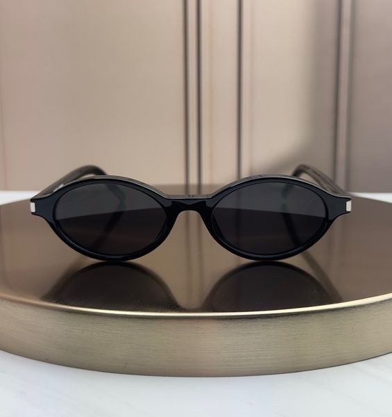 Сонцезахисні окуляри Saint Laurent SL 751 Jeanne чорні круглі ацетат жіночі