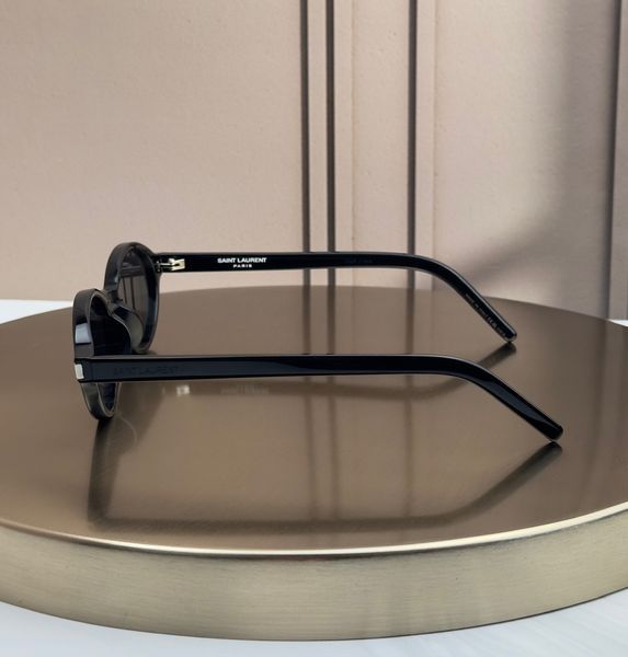 Сонцезахисні окуляри Saint Laurent SL 751 Jeanne чорні круглі ацетат жіночі