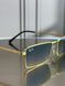 Сонцезахисні окуляри Ray-Ban RB3741 золото сіро-блакитна лінза прямокутні унісекс &mdash; фото 3