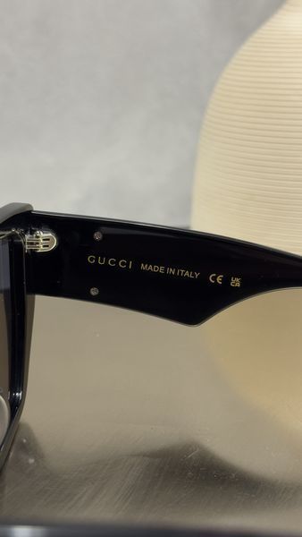 Сонцезахисні окуляри Gucci GG0956S 003 чорні сіра градієнтна лінза жіночі