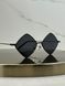 Сонцезахисні окуляри Saint Laurent SL 302 Lisa чорні ромбоподібні металеві унісекс &mdash; фото 1
