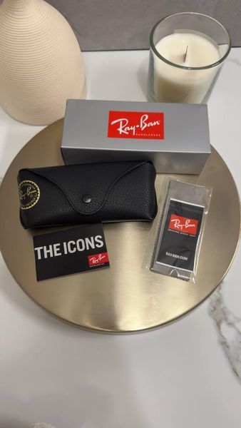 Сонцезахисні окуляри Ray-Ban RB3016 Clubmaster чорні золото G15 унісекс